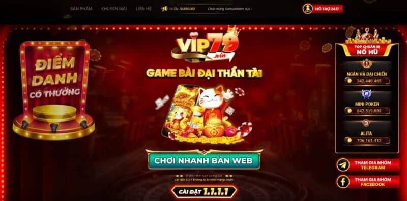 Hướng dẫn tải app Vip79 trên Android và iOS